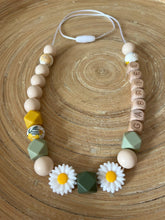 Collier d’allaitement personnalisé avec prenom fleur | Bijou maman bébé | Collier de portage | Cadeau de naissance
