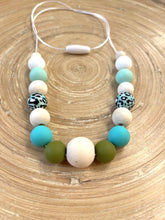 Collier d’allaitement personnalisé turquoise | Bijou maman bébé | Collier de portage | Cadeau de naissance