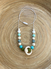 Collier d’allaitement personnalisé turquoise | Bijou maman bébé | Collier de portage | Cadeau de naissance